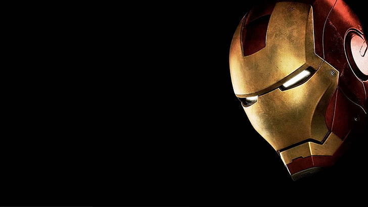 Iron-Man digitale Tapete, Iron Man, schwarz, HD-Hintergrundbild