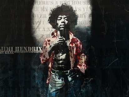 Jimi Hendrix HD, music, jimi, hendrix, HD wallpaper HD wallpaper