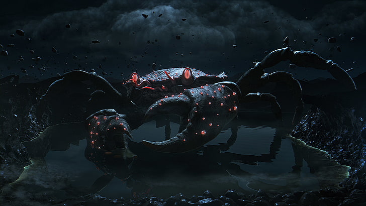 Monster, Krabben, Zangen, HD-Hintergrundbild
