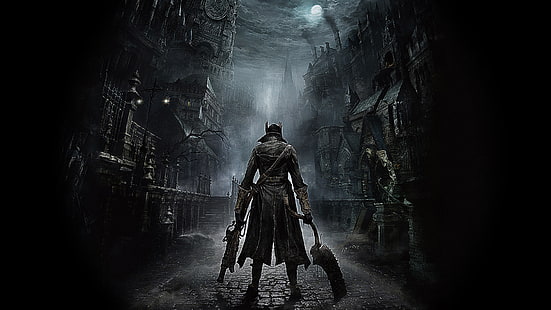 Видео игры, Bloodborne, Dark, Готика, HD обои HD wallpaper