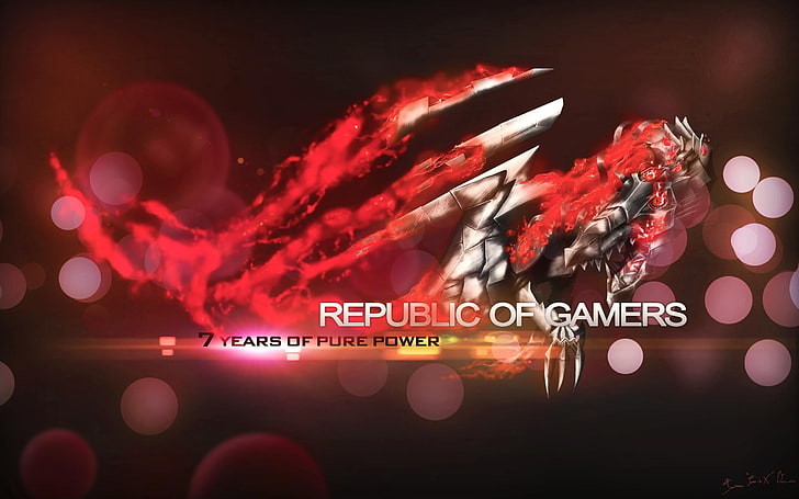 Republic of Gamers, ASUS, HD wallpaper