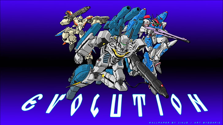 Macross Valkyrie Valkyrie Evolution - Purple Anime Macross HD Art, Macross, Valkyrie, VF-25, VF-1, VF-19, HD тапет