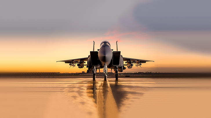 Hintergrund, Kämpfer, McDonnell Douglas, F-15SA, HD-Hintergrundbild