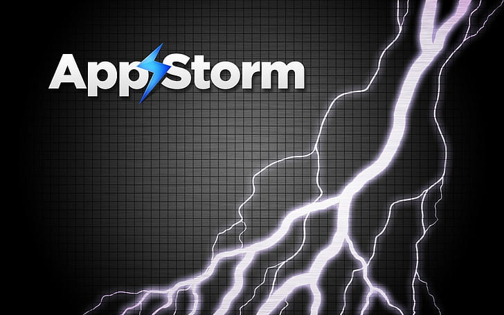 App Storm, Apple, Mac, Schwarz, Weiß, Flieder, Zellen, HD-Hintergrundbild