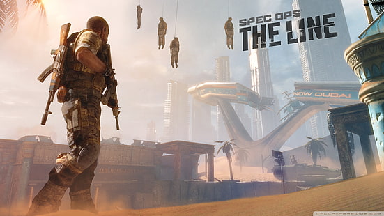 Spec Ops: The Line Soldiers HD, spec ops приложението за игра на линия, видео игри, the, soldates, line, ops, spec, HD тапет HD wallpaper