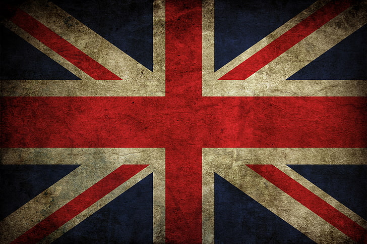 flag of United Kingdom, flag, britain, color, texture, background, HD wallpaper