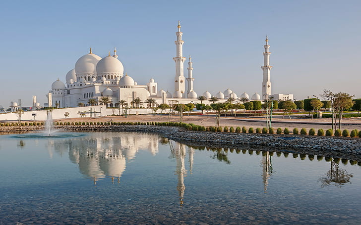 2560 × 1600 ، العالم ، الإمارات العربية المتحدة ، الإمارات العربية المتحدة ، أبو ظبي ، مسجد الشيخ زايد، خلفية HD