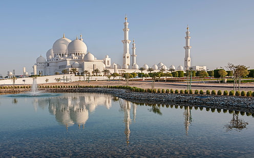 2560 × 1600 ، العالم ، الإمارات العربية المتحدة ، الإمارات العربية المتحدة ، أبو ظبي ، مسجد الشيخ زايد، خلفية HD HD wallpaper