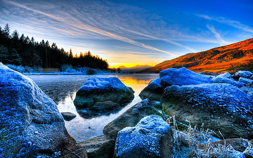 풍경 자연 HDR 사진 무료 다운로드, 호수, 다운로드, 풍경, 자연, 사진, HD 배경 화면 HD wallpaper