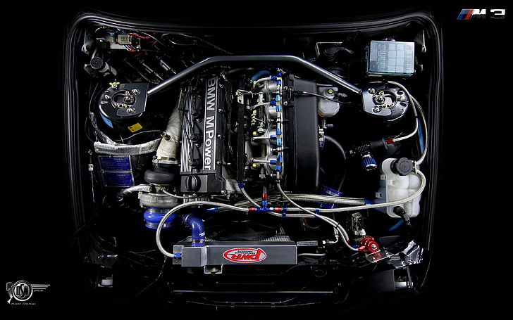двигатель bmw m3 2560x1600 Автомобили BMW HD Art, Двигатель, BMW M3, HD обои