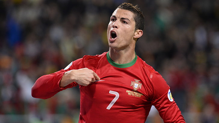 Cristiano Ronaldo Wallpaper 4K Portuguese footballer Sports 9595