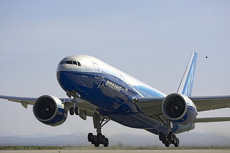 777, avion, avion de ligne, avion, boeing, jet, avion, Fond d'écran HD HD wallpaper