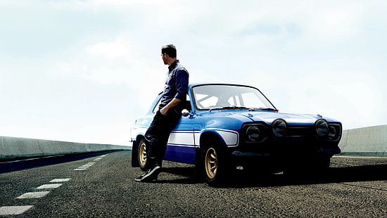 Paul Walker, Fast and Furious, bil, HD tapet HD wallpaper