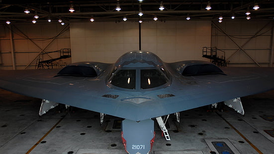 avião cinza, Northrop Grumman B-2 Spirit, bombardeiro, Northrop Grumman, avião militar, militar, avião, HD papel de parede HD wallpaper