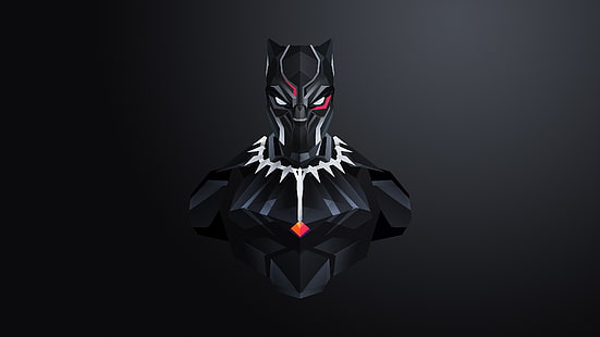 4 K, minimal, schwarzer Panther, HD-Hintergrundbild HD wallpaper