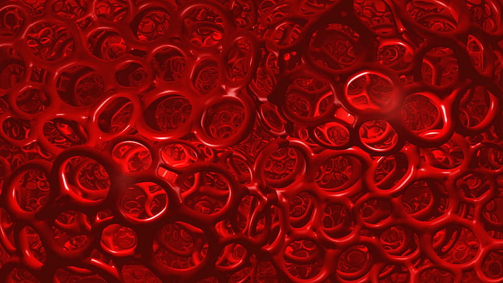 Rote Kreise, rote Kreise, abstrakt, 1920x1080, Kreis, HD-Hintergrundbild