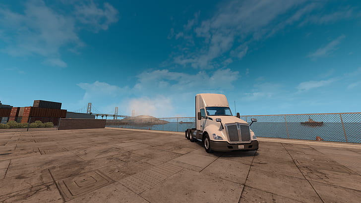 American Truck Simulator, ATS, trucks, Peterbilt, Kenworth, HD wallpaper