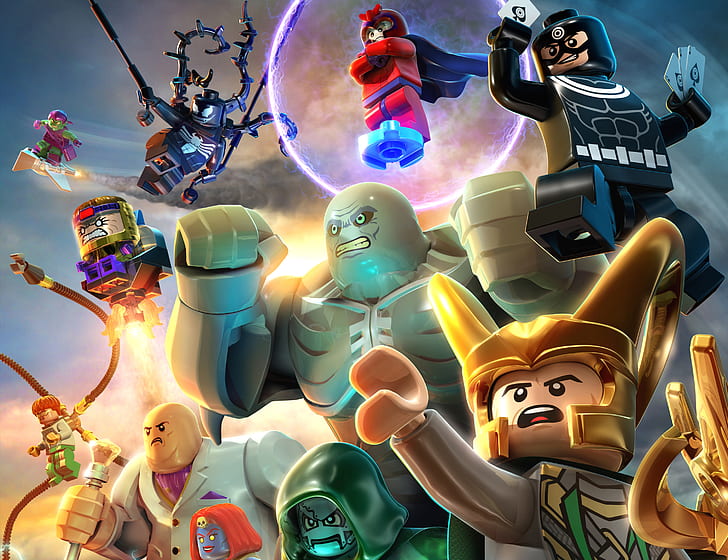 Lego Marvel Super Heroes, Lego, Super Villains, HD tapet