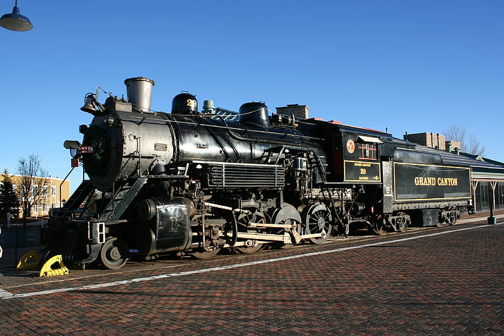 3456x2304 px Steam Locomotive Train vintage Space Planets HD Art, tåg, Vintage, Steam Locomotive, 3456x2304 px, HD tapet