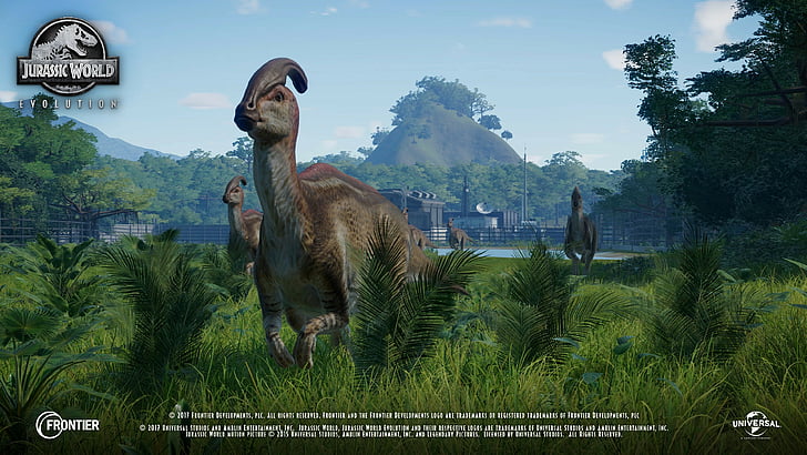 Jurassic World Evolution, skärmdump, 4K, HD tapet
