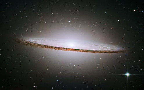 galassia, spazio, Sombrero Galaxy, Sfondo HD HD wallpaper