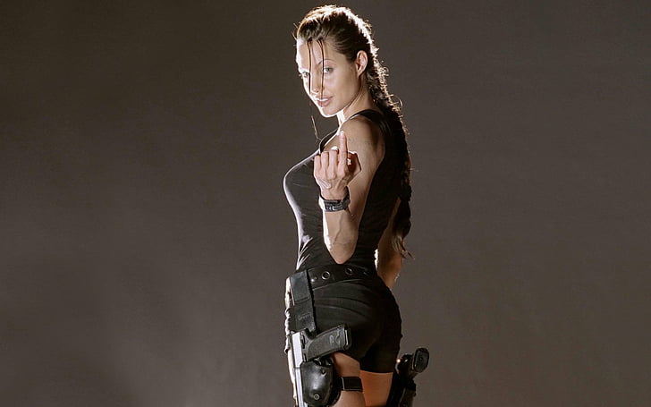 Tomb Raider, Lara Croft: Tomb Raider, Angelina Jolie, วอลล์เปเปอร์ HD
