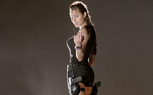Tomb Raider, Lara Croft: Die Grabräuberin Angelina Jolie, HD-Hintergrundbild HD wallpaper