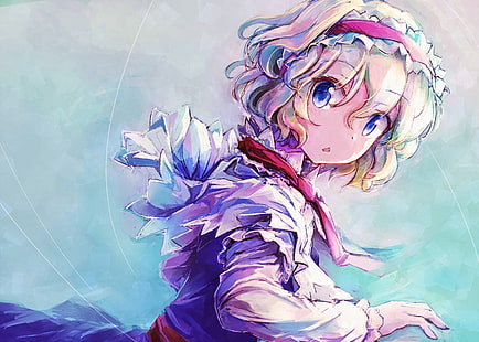 Anime, Touhou, Alice Margatroid, Anime Mädchen, HD-Hintergrundbild HD wallpaper
