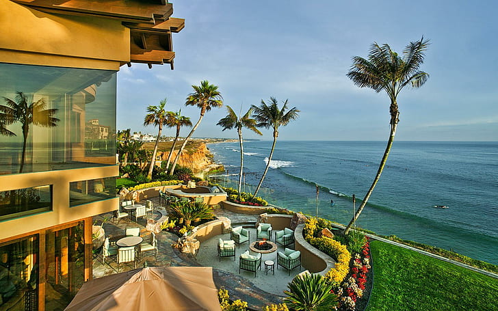Seascape San Diego California, alam, pemandangan laut, diego, california, Wallpaper HD