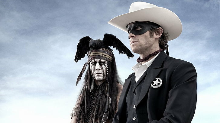 Movie, The Lone Ranger, Armie Hammer, Johnny Depp, Tonto, HD wallpaper
