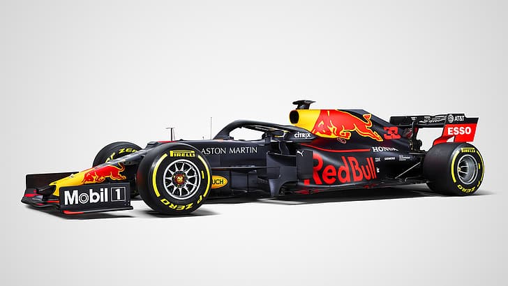 Red Bull Racing, Red Bull, Max Verstappen, Aston Martin, Tapety HD