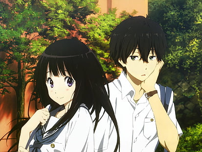 Anime, Hyouka, Eru Chitanda, Hōtarō Oreki, Fond d'écran HD HD wallpaper