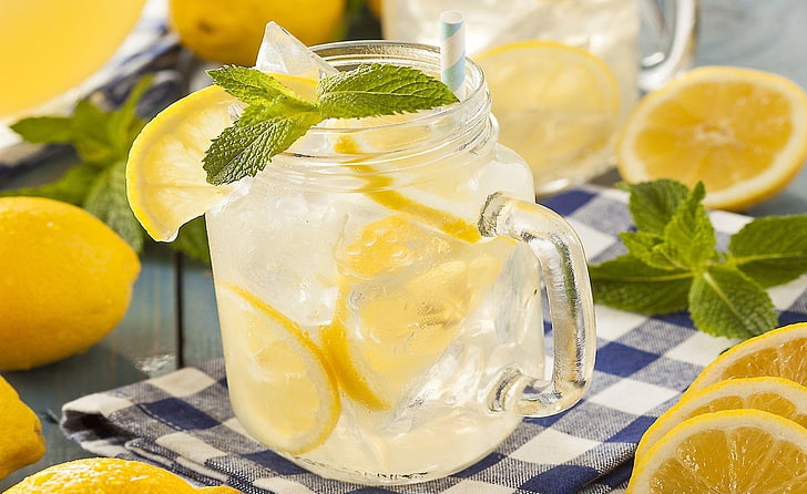 レモネードジュース 夏 花 飲み物 新鮮なレモン レモネード Hdデスクトップの壁紙 Wallpaperbetter