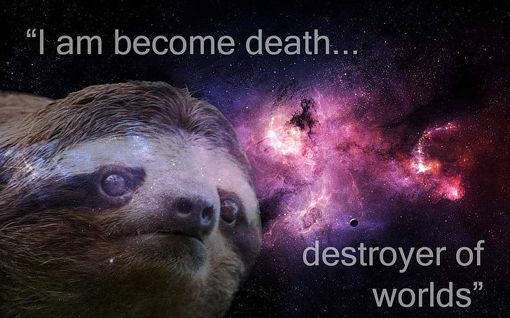 death, nebula, sloth, wtf, HD wallpaper