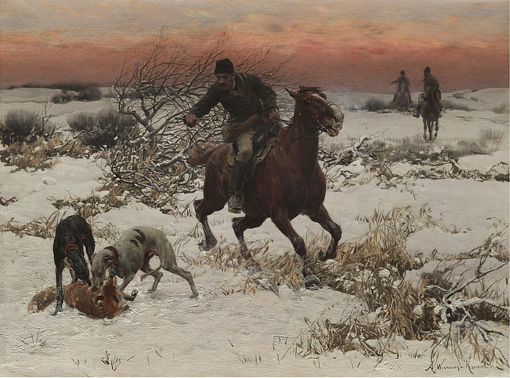Альфред Ковальский-Веруш, классическое искусство, произведение искусства, польский, HD обои