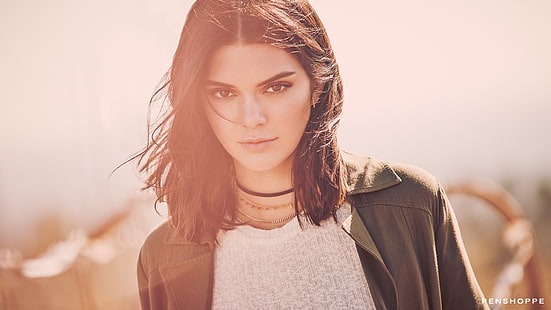 Kendall Jenner, model, women, Penshoppe, brunette, HD wallpaper HD wallpaper