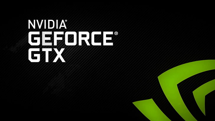 Logo Nvidia GeForce GTX, nvidia, géforce, gtx, Fond d'écran HD