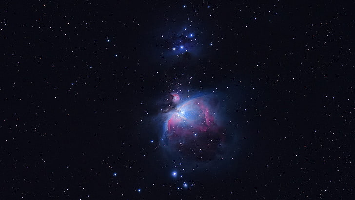 fotografi bimasakti dari langit, nebula, Nebula Orion Besar, ruang, bintang, seni ruang, seni digital, Wallpaper HD