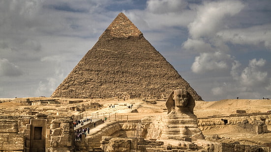 Pirámides de Egipto, Hecho por el hombre, Pirámide, Egipto, Fondo de pantalla HD HD wallpaper