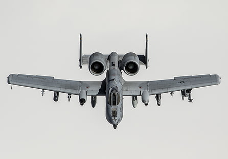 Stäng flygstöd, 4K, US Air Force, Fairchild Republic A-10 Thunderbolt II, Warthog, HD tapet HD wallpaper