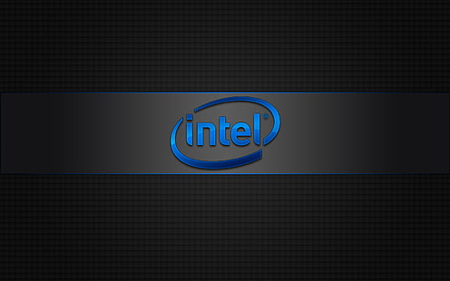 Intel Core I5, лого на Intel, Компютри, Intel, черен, фон, HD тапет HD wallpaper
