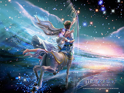 Artistik, Zodiak, Sagitarius (Astrologi), Wallpaper HD HD wallpaper