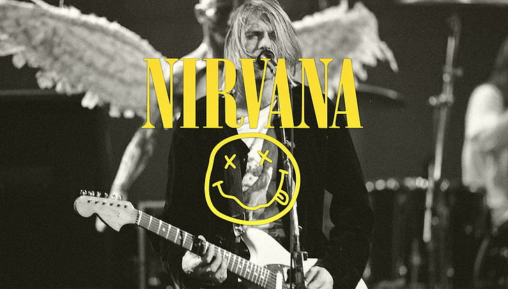 grunge, Kurt Cobain, Nirvana, rock, HD tapet