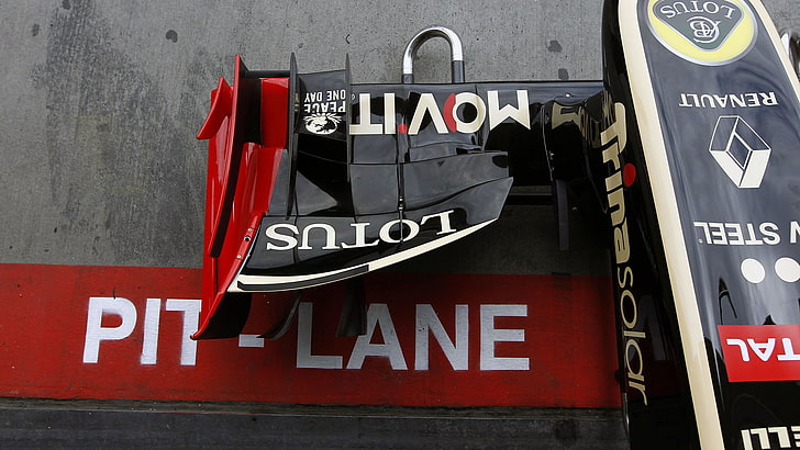 черный и красный металлический каркас, Формула 1, спорт, автомобиль, автомобиль, спорт, болид, HD обои