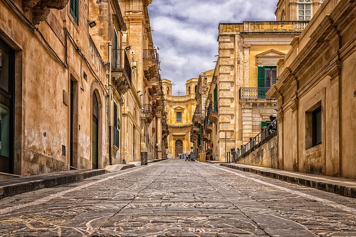 die Stadt, Straße, Italien, Altstadt, Rekord, Palermo, HD-Hintergrundbild