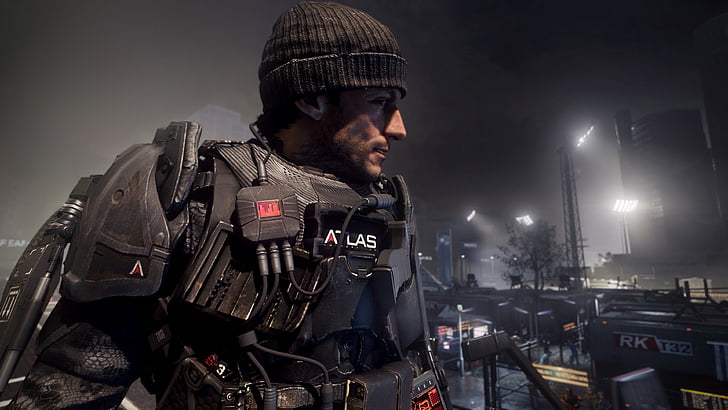 Call of Duty Advanced Warfare ، لعبة ، مطلق النار ، جندي ، هيكل خارجي ، ATLAS ، CoD ، AW ، لقطة شاشة، خلفية HD