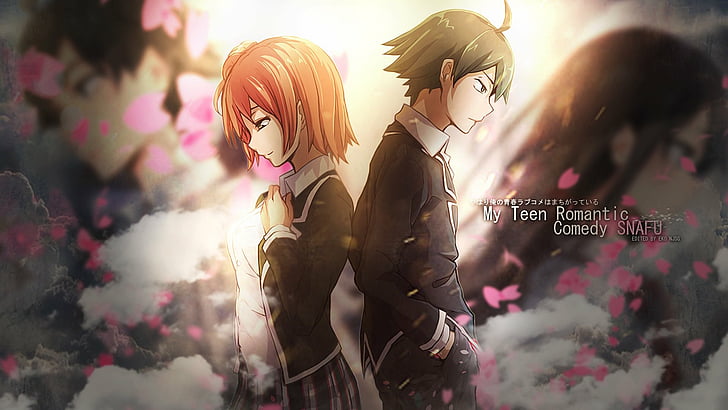 Anime, My Teen Romantic Comedy SNAFU, Hikigaya Hachiman, Iroha Isshiki, HD wallpaper