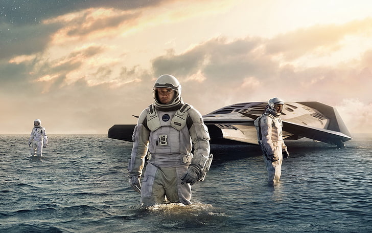 Interstellar, 2014, Matthew mcconaughey, Anne Hathaway, วอลล์เปเปอร์ HD