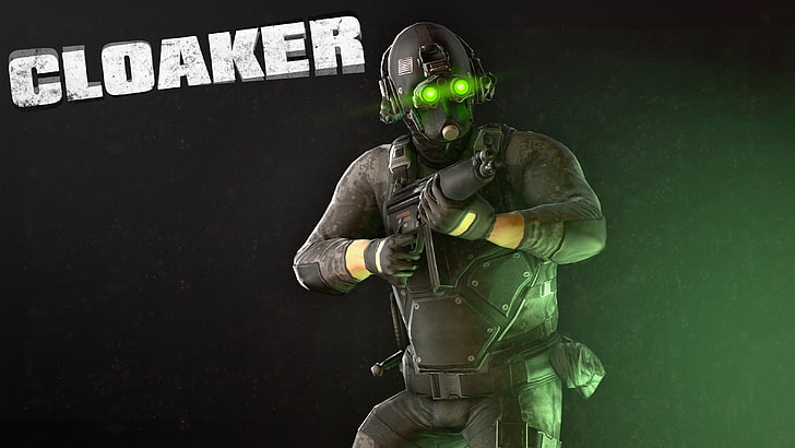 Cloaker illustration, payday 2, cloaker, automatic, HD wallpaper