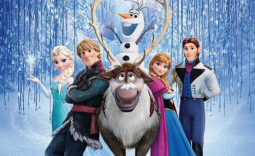 Frozen Disney Movie, Disney Frozen digital wallpaper, Cartoons, Others, Frozen, Movie, Disney, Tapety HD HD wallpaper
